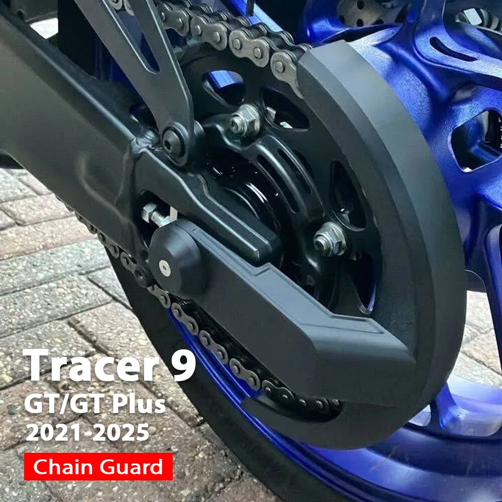 For YAMAHA Tracer 9 / GT / Plus+ Y-AMT 2021+ Motocycle Chain Cover Anti-Splash Tracer9 GT Chain Guard Plate Rear Wheel Cleaning