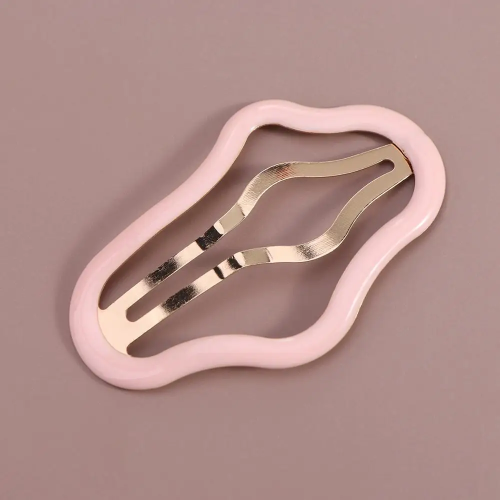 

Fashion Geometric Clouds Bb Clips Metal Y2k Cloud Hair Clip Korean Style Hairpins for Children Hollow Metal Hairpin Girls