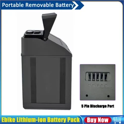 Removable 60V 30Ah 48V 20Ah Lithium Battery for JANSNO X60 Electric Bike Dual Motor All-Wheel Drive