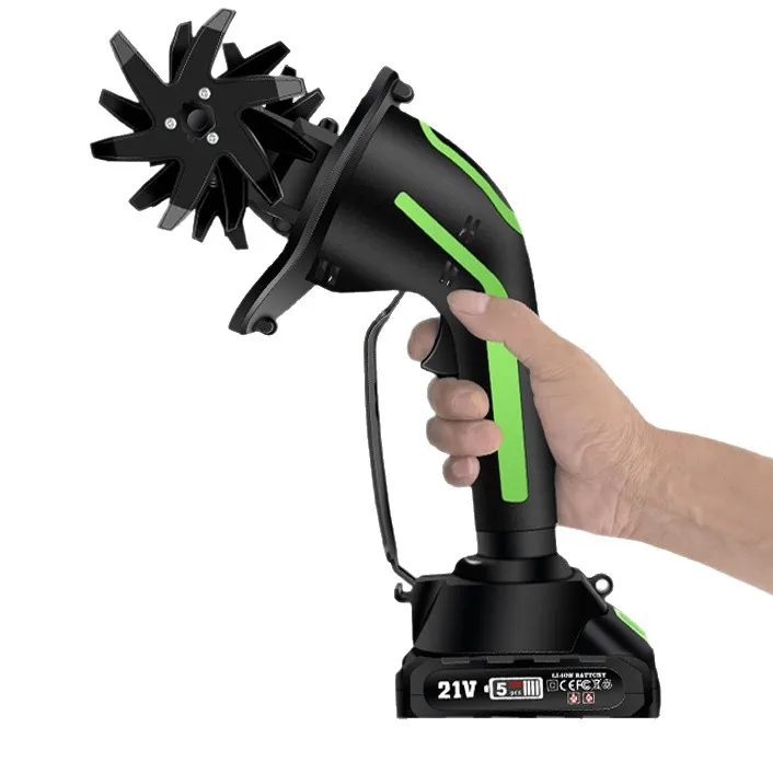 Mini Portable Rechargeable Electric Soil Loosener Handheld Garden Cultivator for Backyard Vegetable & Potted Flower Cultivation view 4