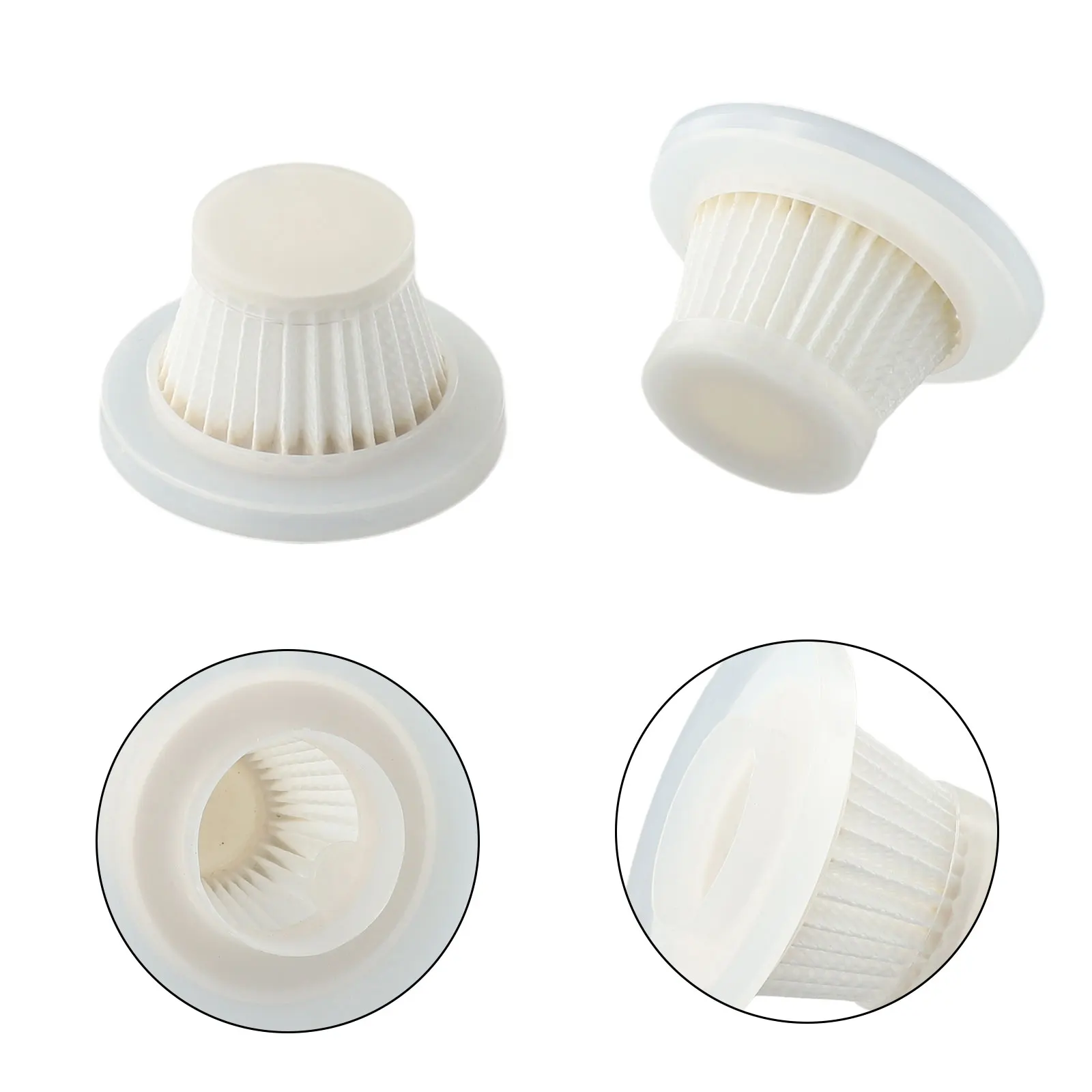 1/3/5pcs Filters For Car Vacuum Cleaner Portabe Cordless Microfilter Accessories Filter Dust Replacement Parts