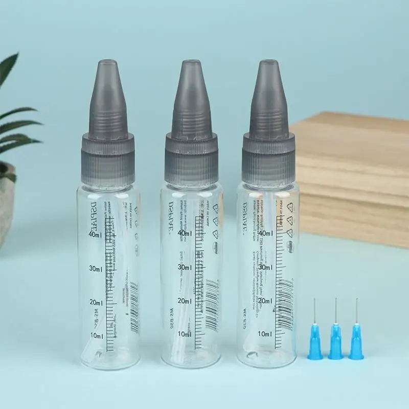 50Pcs 0.3mm 0.5mm PT-AB Wash-Free Airbrush Spray Needle Or 3 50ml Paint Mixing Bottle Wash-Free Airbrush Accessories