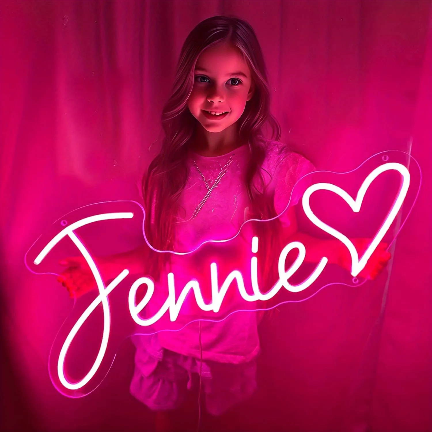 

Custom Neon Led Kids Name Neon Lights Aesthetic Room Decoration Bedroom Neon Led Sign Letters Personalized Gifts Wedding Supplie