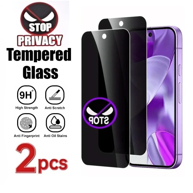 

2Pcs Anti Peeping Tempered Glass Screen Protector For Google Pixel 9 Pro XL 6 7 8 9 Pro 9a 8a 7a 6a 5 Protective Glass Film