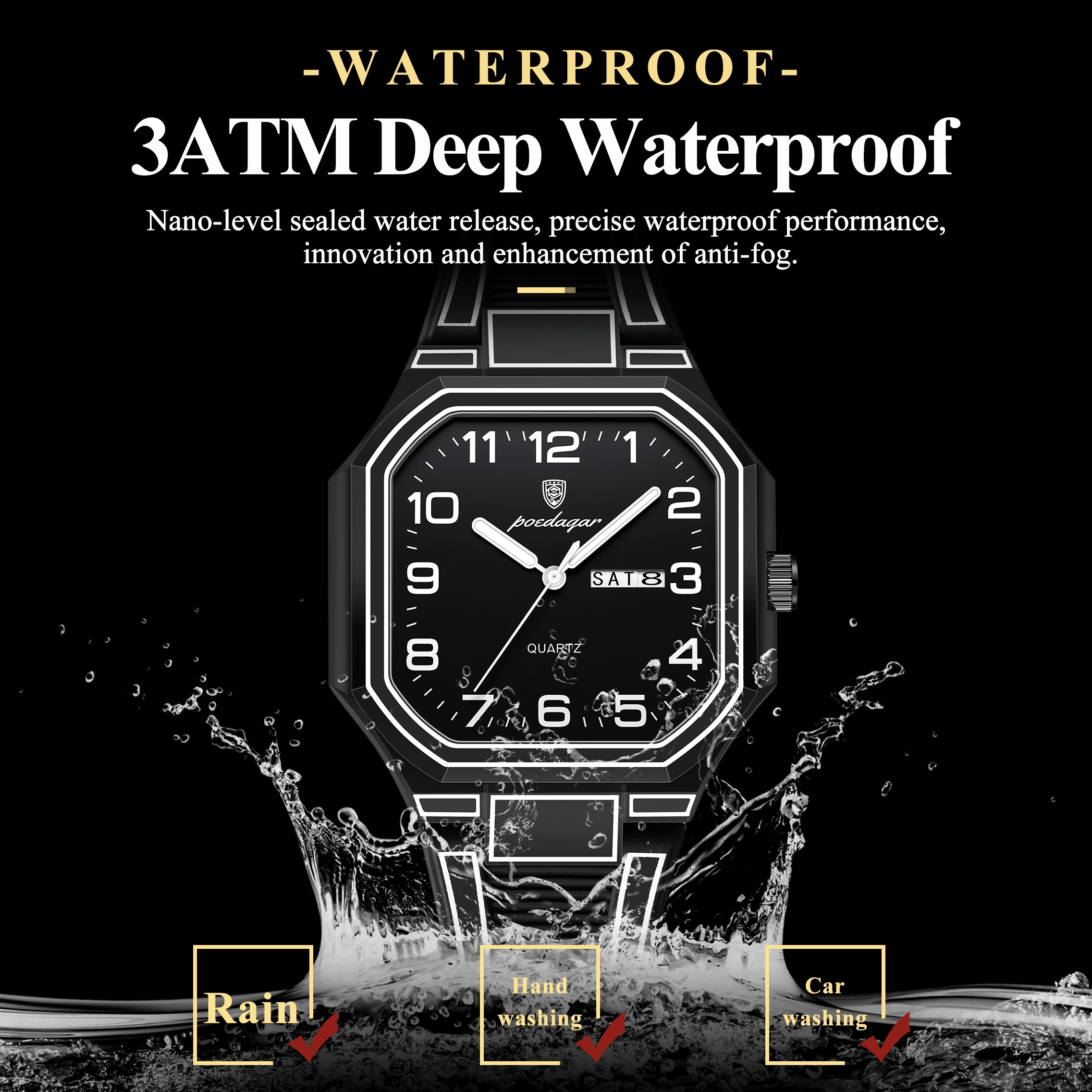 POEDAGAR Fashion Creative Men' - Luxury Watch Unique review and price