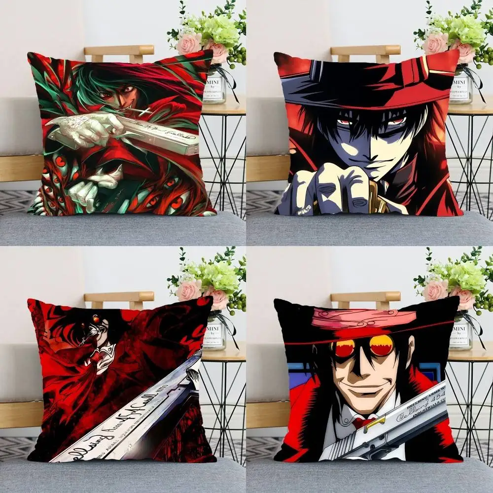 

Anime H-Hellsing Ultimate Pillow Case Soft Decorative Pillow Covers Sofa Cushions For Living Room Cozy Ornamental Throw Pillows