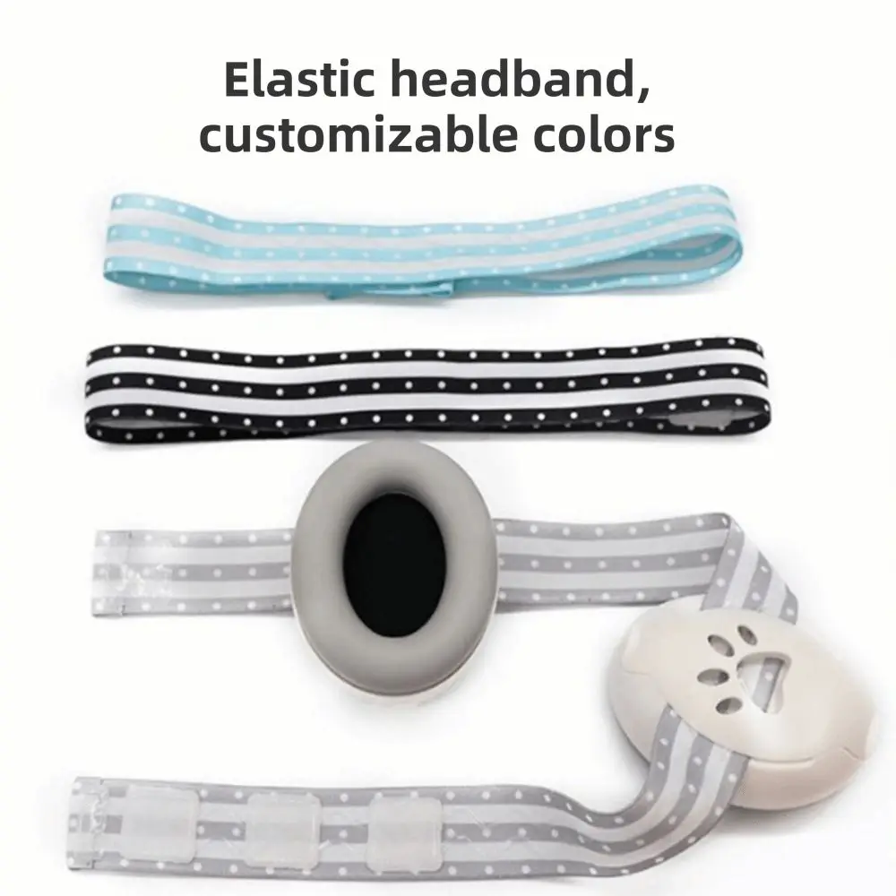 

Регулируемые детские наушники для защиты ушей, легкие, приятные для кожи, наушники с шумоподавлением, улучшающие сон, долговечные