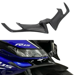 New Motorcycle Front Fairing Winglet Wing Cover Trim For YAMAHA R15 V3 2017 2018 2019 2020 2021 Shark Fin Beak Moto Accessories