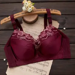 Women's Full Coverage Bra Underwire Bra 34 36 38 40 42 44 46 48 B C D E F G H Brassiere Femme Plus Size Sexy Woman Clothes