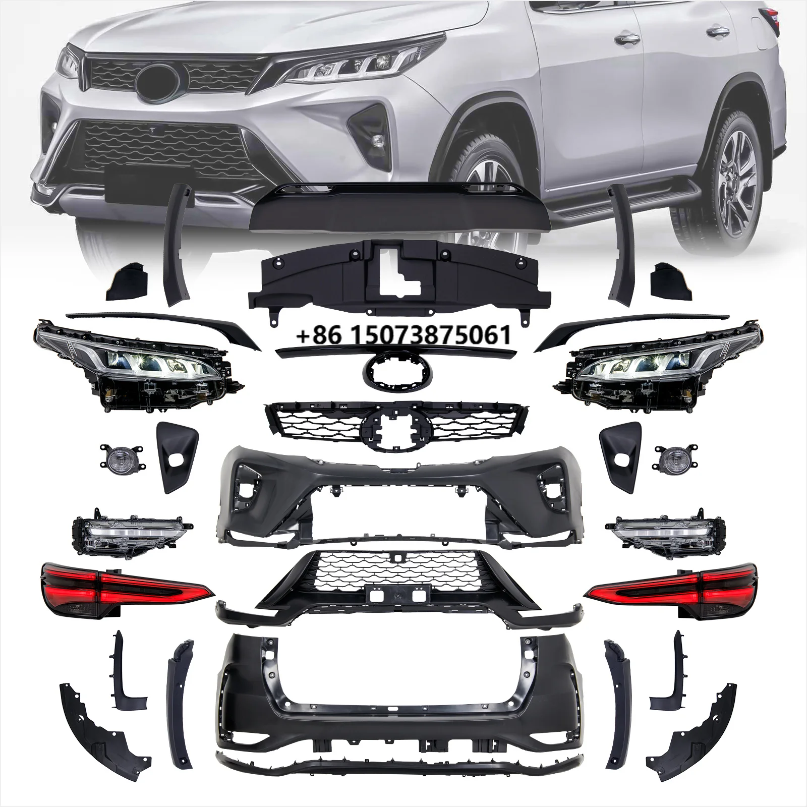 Hot Selling Upgrade to Conversion Kits Bodykit for Fortuner Body Kit for Fortuner