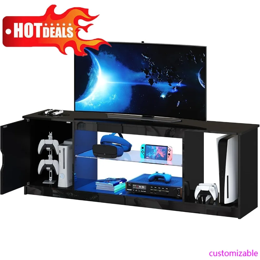 57" Gloss Black Med… - image