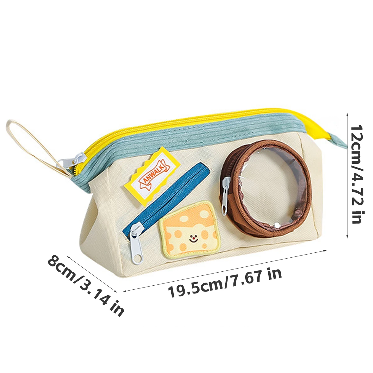 1PC Japanese Ins Style Pencil Case Retro Multi-Layer Large Capacity Organizer for Teen Girls Students Back To School Stationery