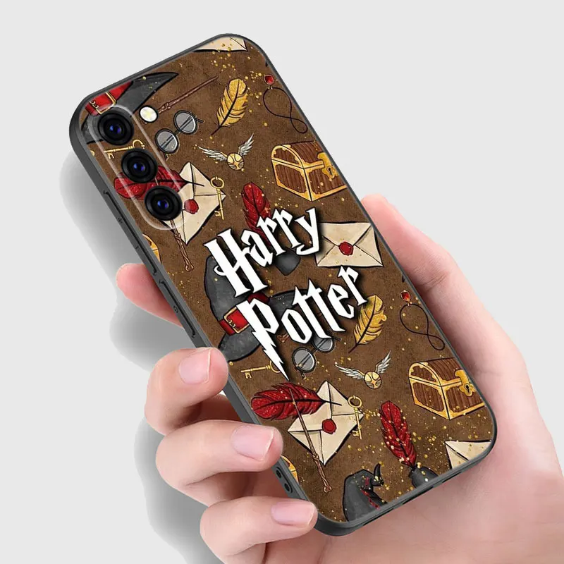 Harries Wand Potters Phone Case For Samsung A13 A22 A24 A32 A71 4G A33 A34 A52 A53 A54 A55 A73 5G A12 A14 A23 A31 A50 A51 A72