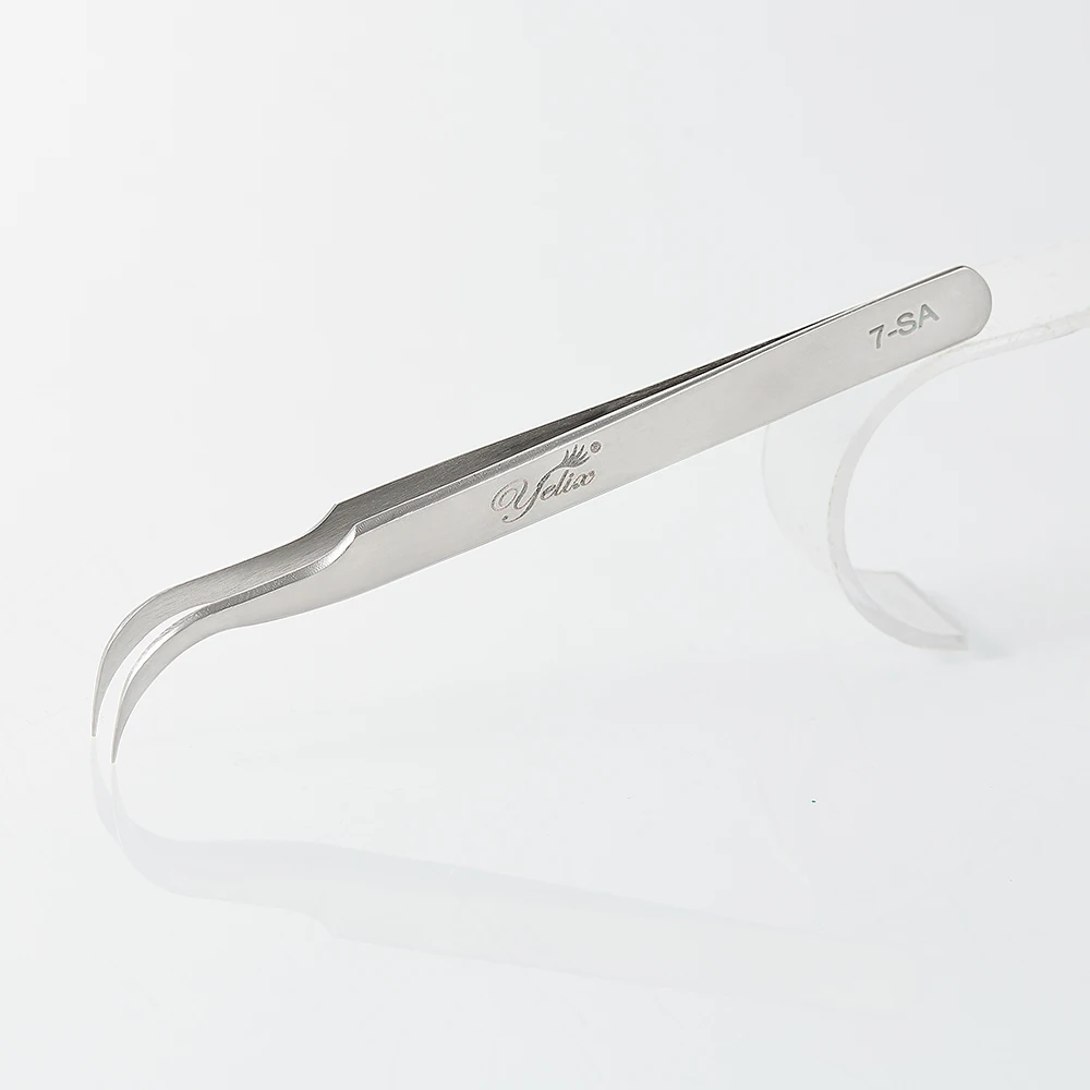 Yelix Eyelash Extension Tweezers Eyelash Tweezers SA Volume Lash Tweezers Pincet Professional Hyperfine High Precision