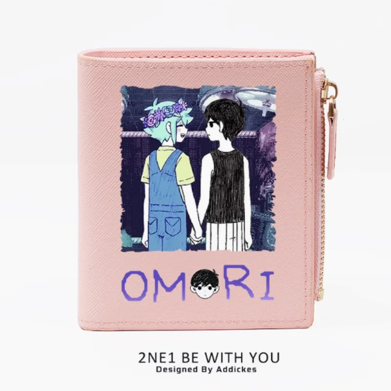 Anime Omori Zipper Fashion Wallets PU Purse Card Holder Money Bag Gift 2337 Cosplay