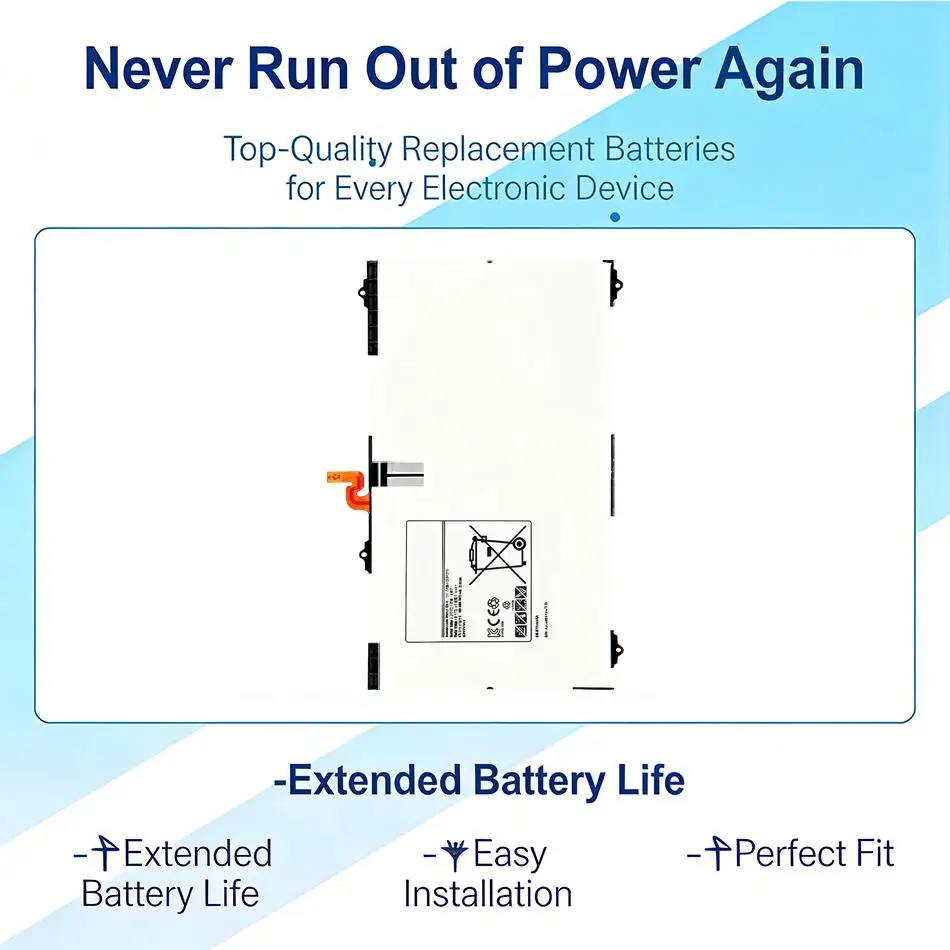 

Tablet Battery 5870Mah EB-BT810ABE For Samsung Galaxy Tab S2 9.7" SM-T810 T810 T815 Stable