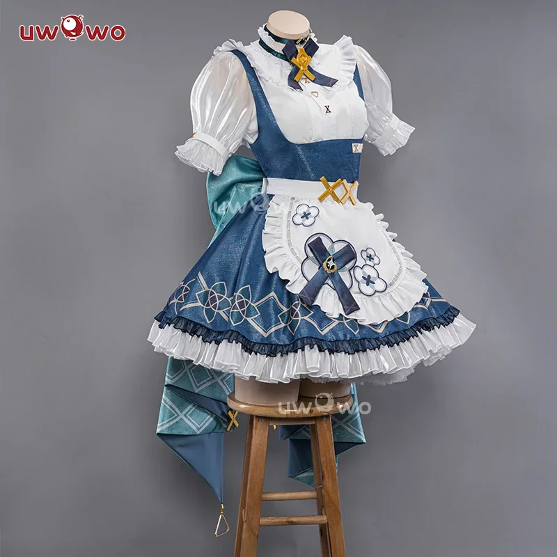 Exclusive Genshin Impact Fanart Faruzan Maid Cosplay Maid Dress Costume Full Set Outfit Role Play Girl Women Cos