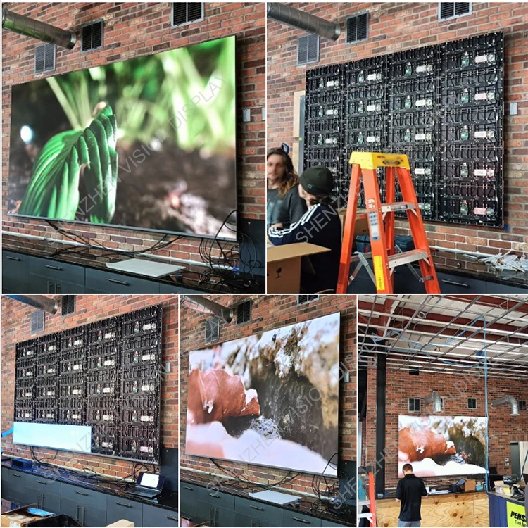 داخلي Led عرض Cob Led لوحة 4K عرض P0.9 0.9 مللي متر صغير غرامة بكسل الملعب داخلي Led فيديو جدار شاشة عرض لوحة الشاشة #6