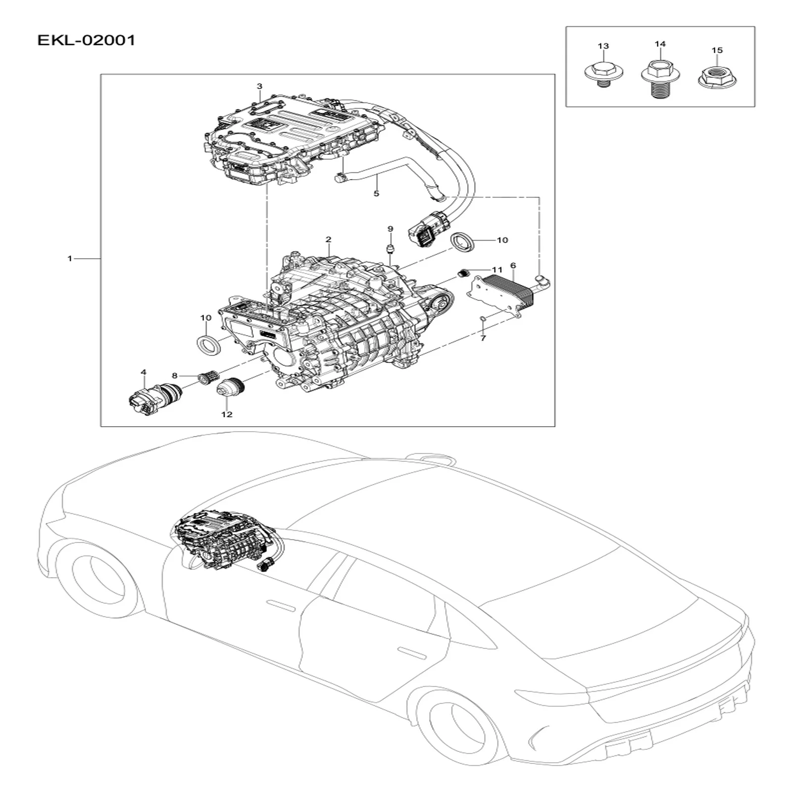 Untuk segel BYD perakitan pompa minyak elektronik NRT40-3017010A NRT40-3017010B