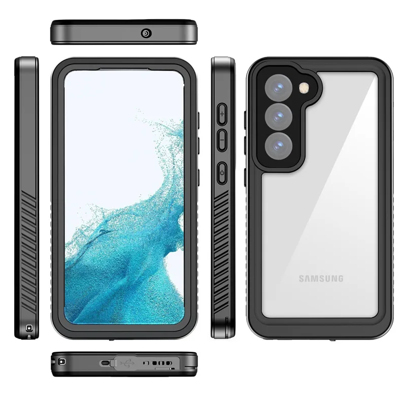 P68 Waterproof Drop Proof Dust Proof Full Protection Cases For Samsung Galaxy S23 Plus Ultra Outdoor Swimming Phone Cover Case image 2
