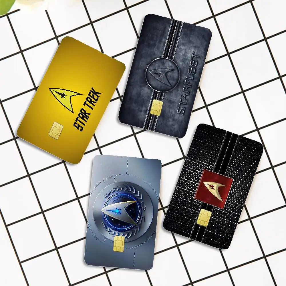 Game S-Star T-Trek 2024 Anime Cartoon Skin Stickers Film Tape Case For Big Credit Debit Card Front Side