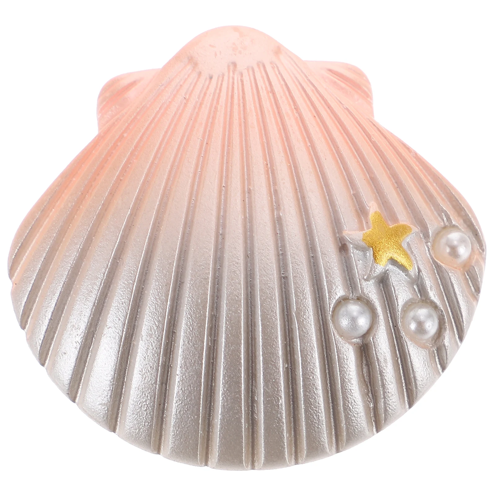 

Simulated Pearl Shell Accessories DIY Fridge Decor Resin Craft Magnet Home Office Decoration Gray Shells Wear