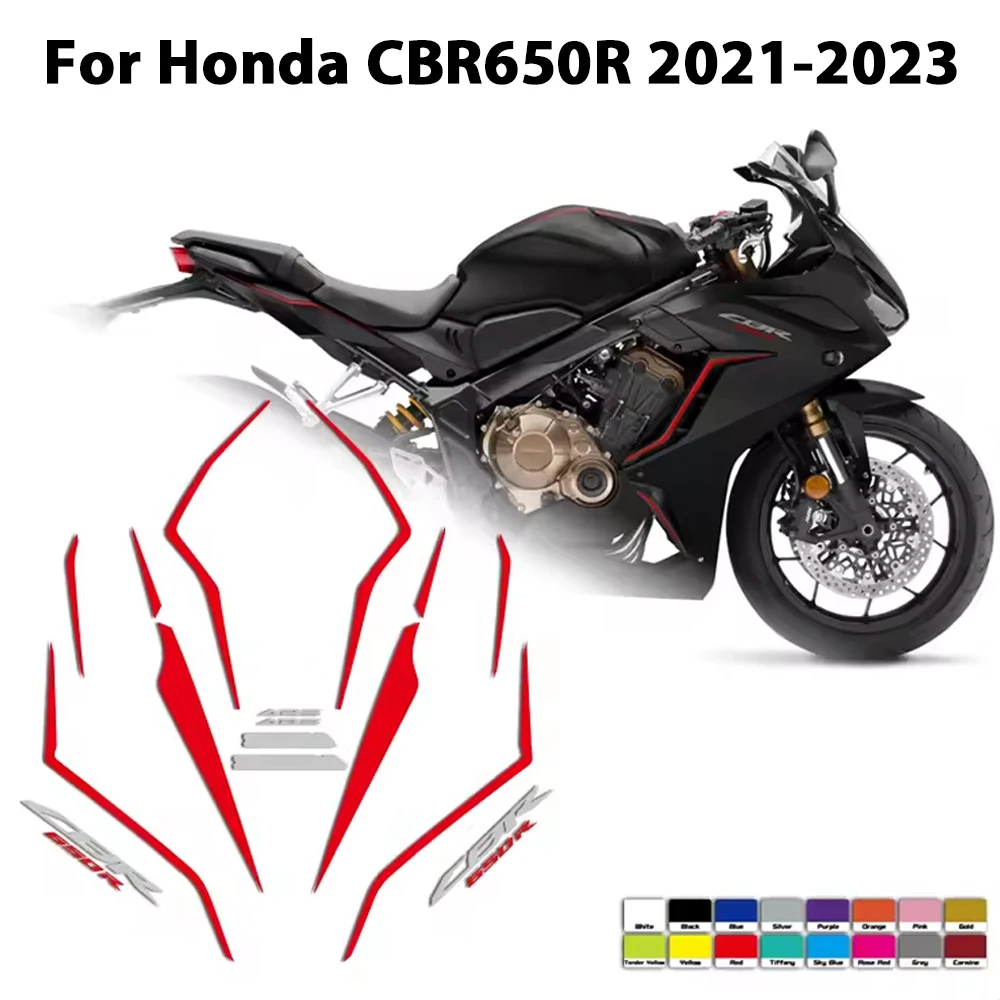 

For Honda CBR650R CBR 650R CBR 650 R 2021-2023 OEM Replicas Full Car Line Sticker Custom Color Motorcycle Fairing Shell Decal