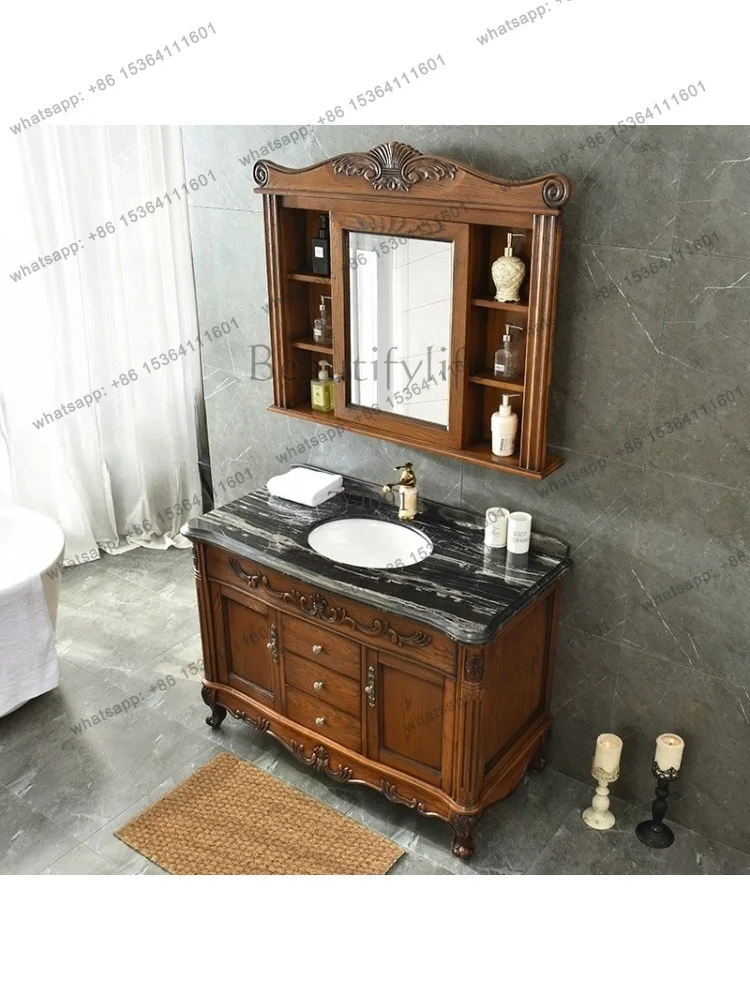 European red oak bathroom cabinet oak bathroom cabinet toilet marble washstand