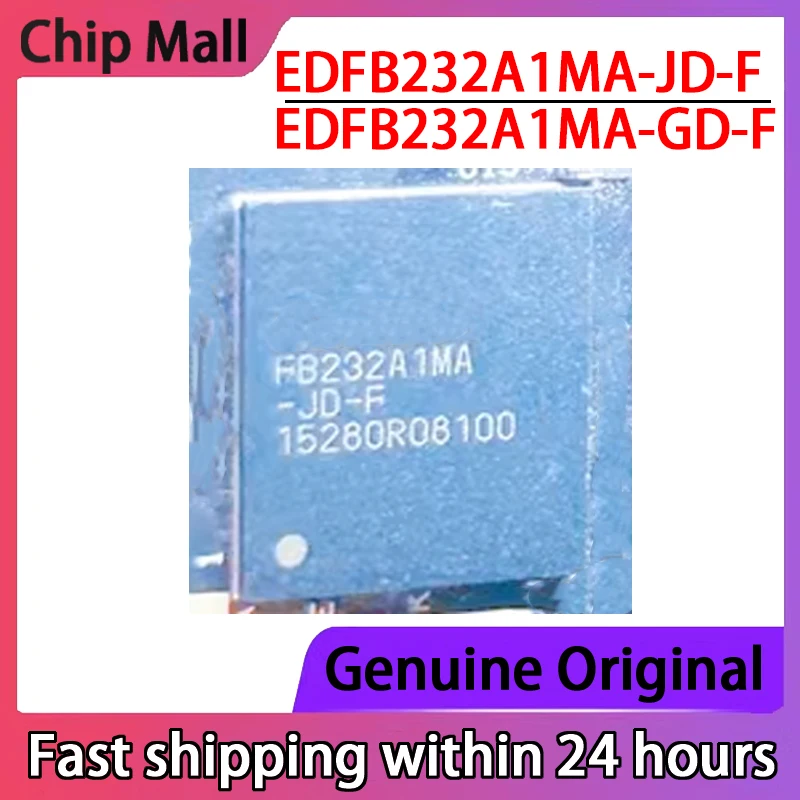 

1PCS New EDFB232A1MA-JD-F EDFB232A1MA-GD-F FB232A1MA FBGA178 LPDDR3 1866Mbps 4GB MB RAM Chip in Stock