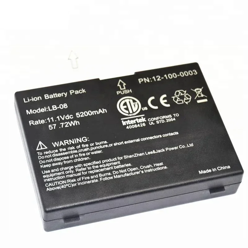 LB-08 11.1V 5200mAh li-ion Battery Pack BIOLIGHT A5 A6 A8 Q3 V6 Medical replacement Battery 12-100-0003