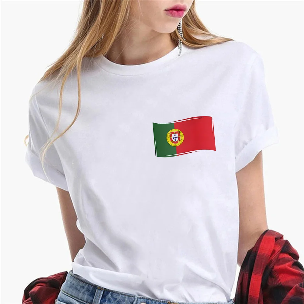 Portugal t-shirts women summer graphic t-shirts female streetwear anime y2k clothing