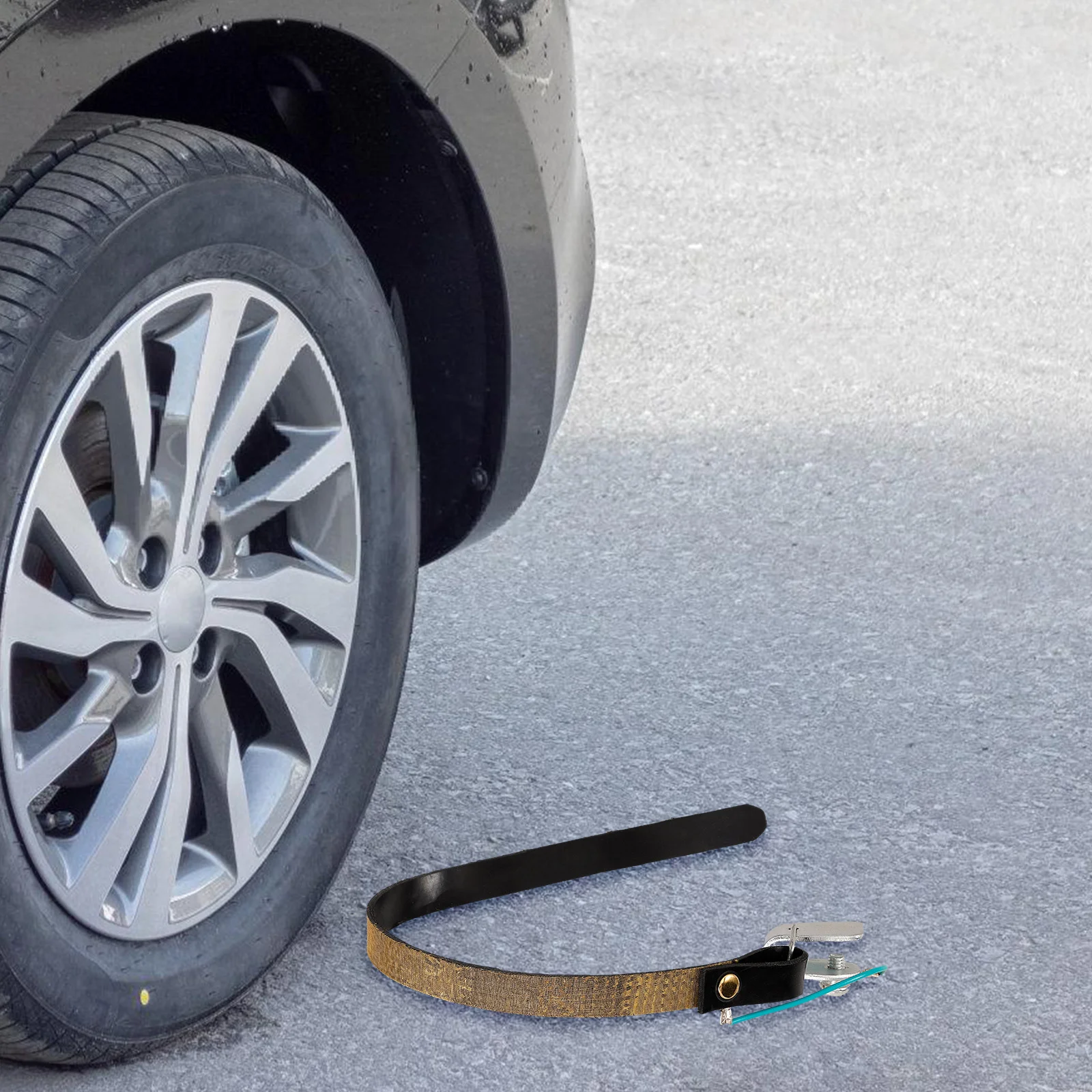 Car Ground Strap Static Eliminator for Vehicles Rubber Mounting Belt No Aesthetic Impact Protects Electronics from Electrical