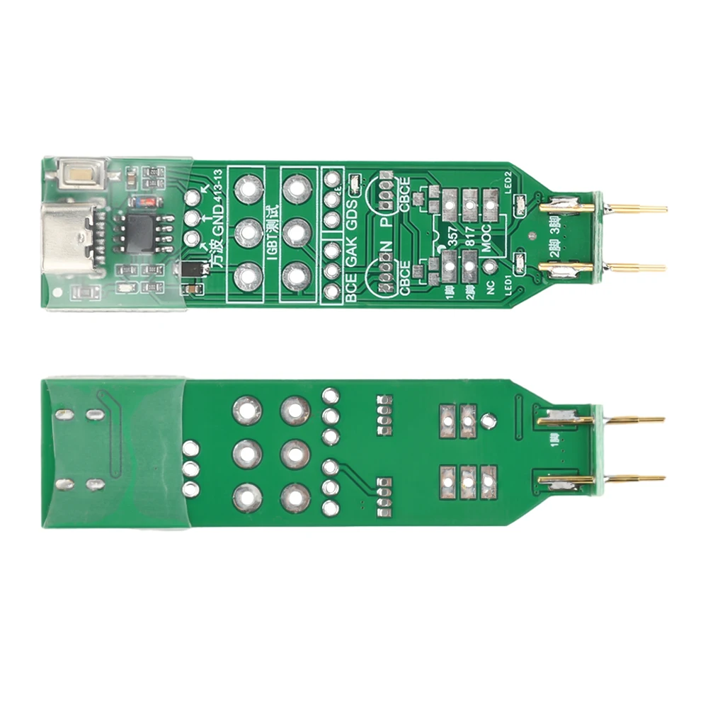 Optocoupler Tester Optocoupler Test Detection Tool IGBT MOS Transistor Test Module 5V Type-c For 4-pin Optocouplers