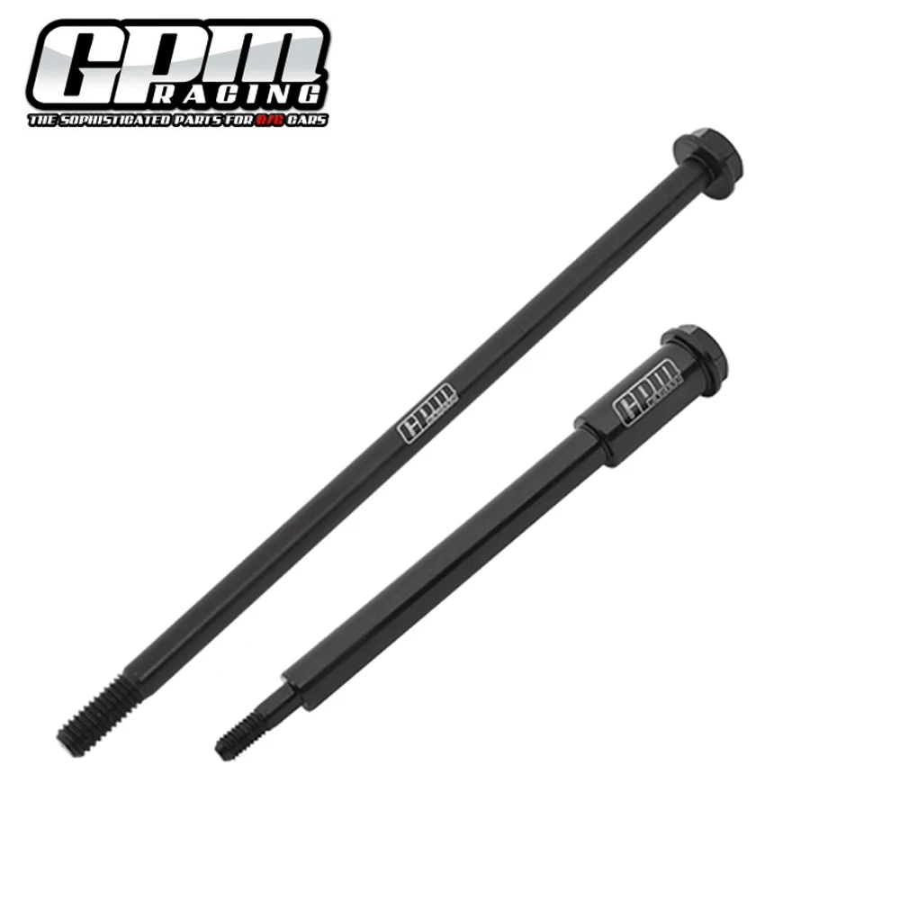 GPM Metal Steel Front Rear Wheel Fixed Axles LOS262015 for LOSI 1/4 PROMOTO-MX MOTORCYCLE LOS06000 LOS06002 Upgrade Accessories