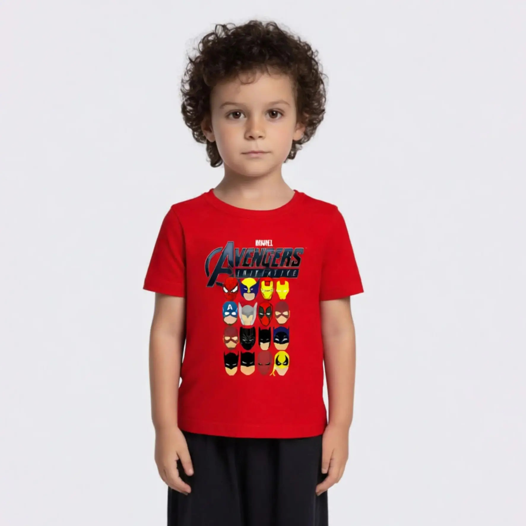

Детская футболка, свободная футболка с короткими рукавами Marvel Капитан Америка, летние детские быстросохнущие футболки, топ для мальчиков, футболки с героями мультфильмов для родителей и детей