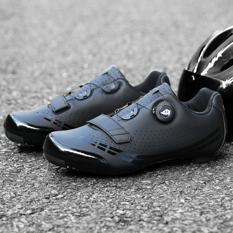 

unisex leisure road mountain bike riding shoes four season comfortable wear-resistant anti fall hard soled off-road riding shoes