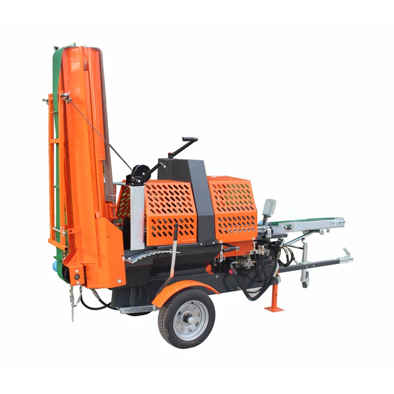 Mobile Affordable Firewood Processor with chainsaw Fire Wood Processor Machine