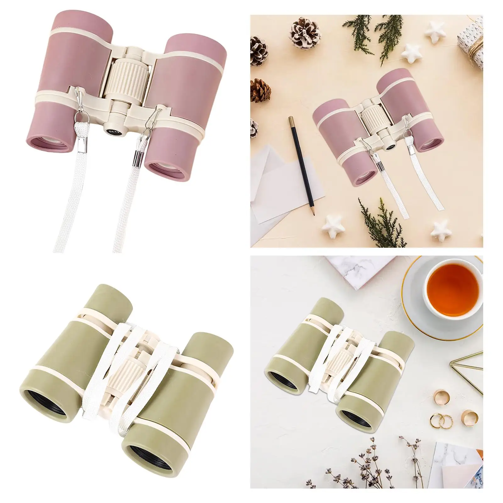 Binoculares para niños, telescopio, juguete de aumento pequeño para niños de 3 a 12 años, observación de aves, aventura al aire libre, Camping exterior