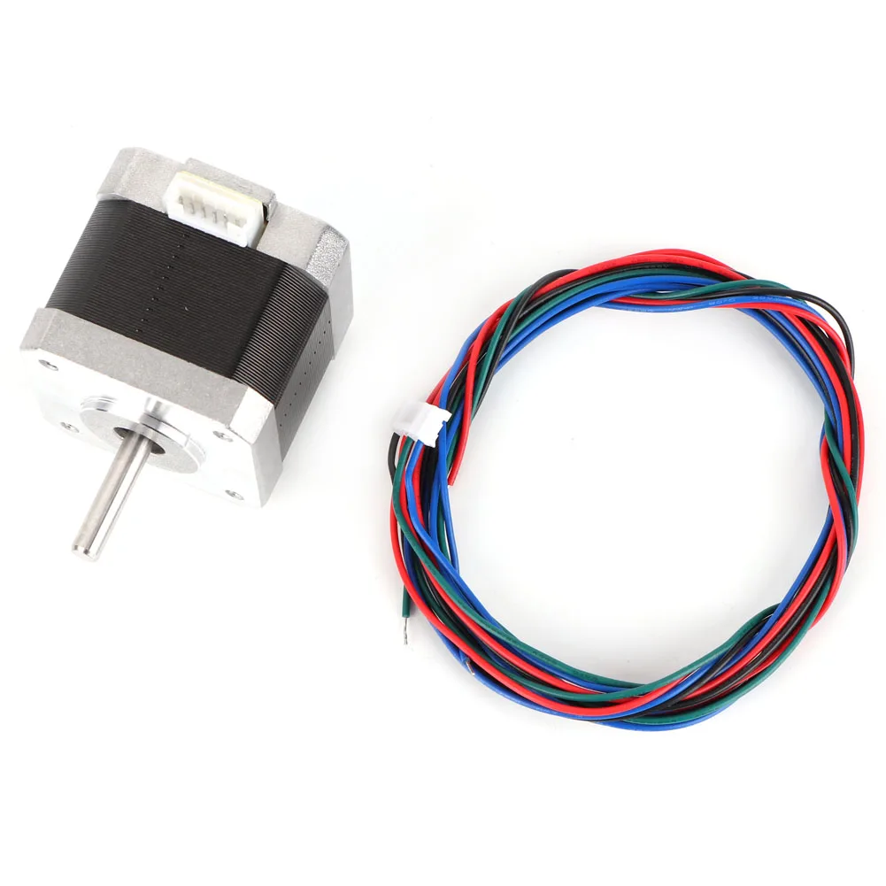 24V 1.5A Nema 17 2-fasen stappenmotor 0,4 Nm 1,8 graden industriële besturingsstappenmotor