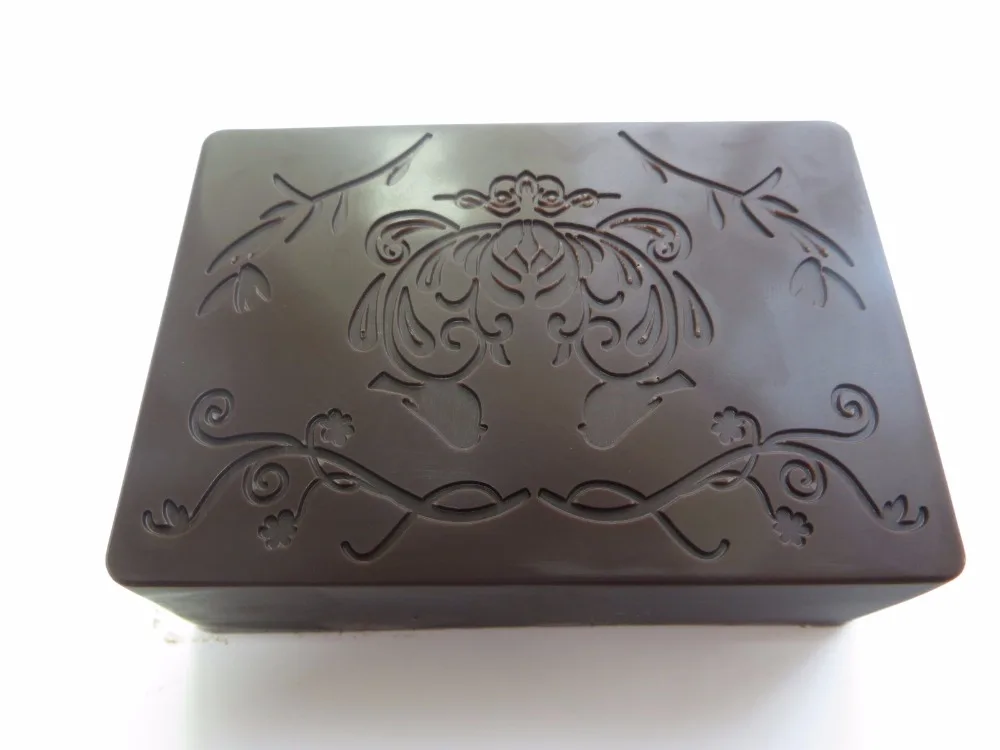 QT0053 Square Shape Tree Stamp Handmade Soap Mold Leaves Art Pattern Chocolate Mould DIY Silicone Soap Molds Pudding Jelly Mould