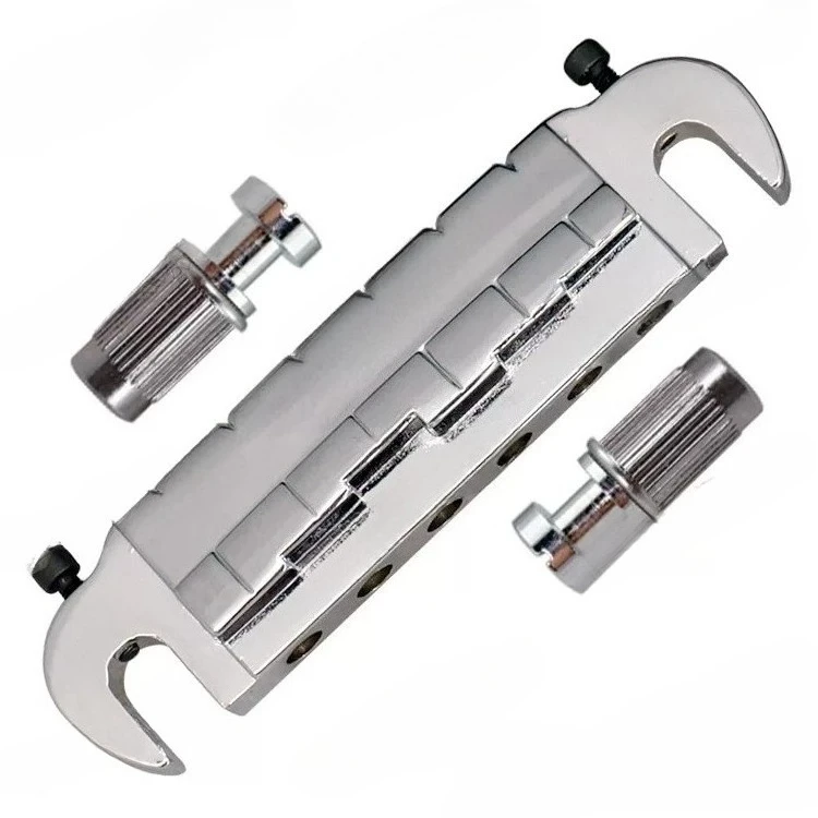 One‑Piece LP Electric Guitar Bridge Tailpiece No Separate Saddle Wide Bridge For EPI LP Style Guitar