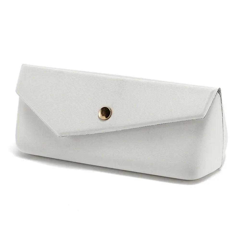 

Triangular Folding Glasses Box Soft Foldable Reading Eyewear Case Multifunctional Portable Glasses Sunglasses Bag Students