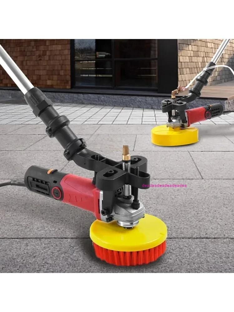 Electric Concrete Ground Brushing Machine 860W Multifunction Floor Polishing Tools Handheld Marble Tile Terrazzo Clean Equipment