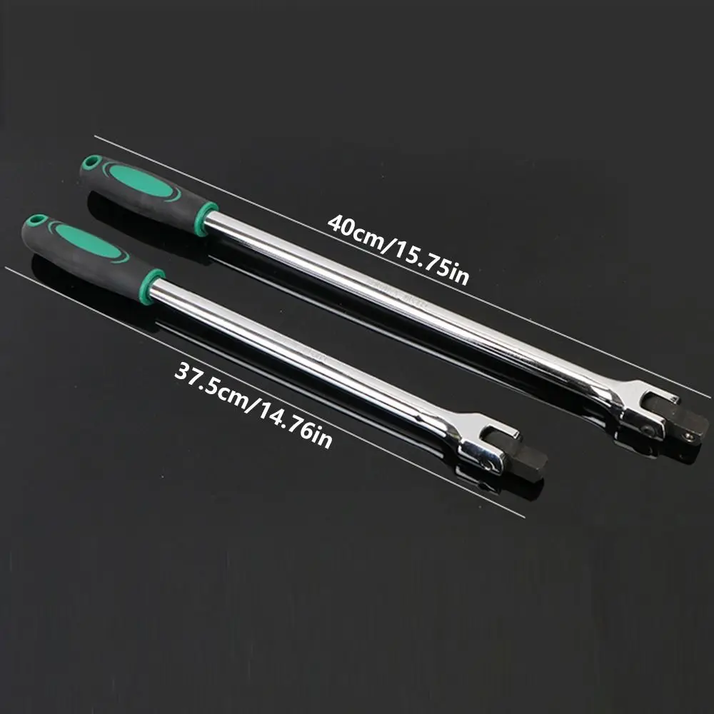 1/2 unidade 1/2 ''f haste chave soquete cabeça flexível antiderrapante lidar com disjuntor barra chave de soquete 15 ''18'' alavanca de força forte