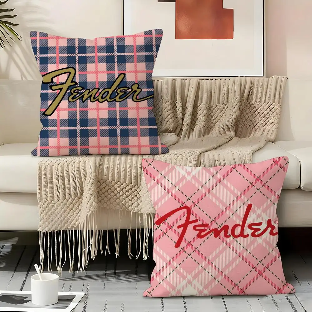 F-Fender MUSIC FASHION Pillow Case Pillowcase, Double-sided Printed, Sofa Cushion, Bedroom Headboard Pillow