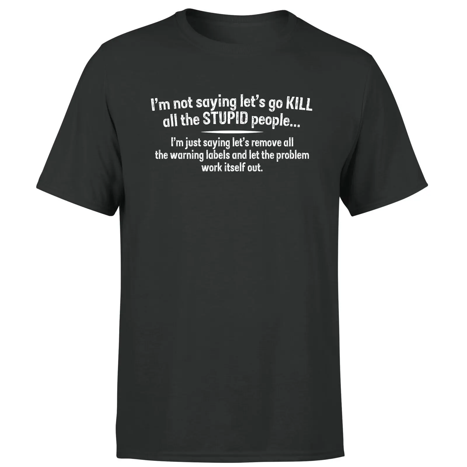 تي شيرت رجل يرتدي اقتباسًا مثيرًا ومضحكًا من رواية سوداء للمرأة ذات رقبة دائرية من القطن الخالص