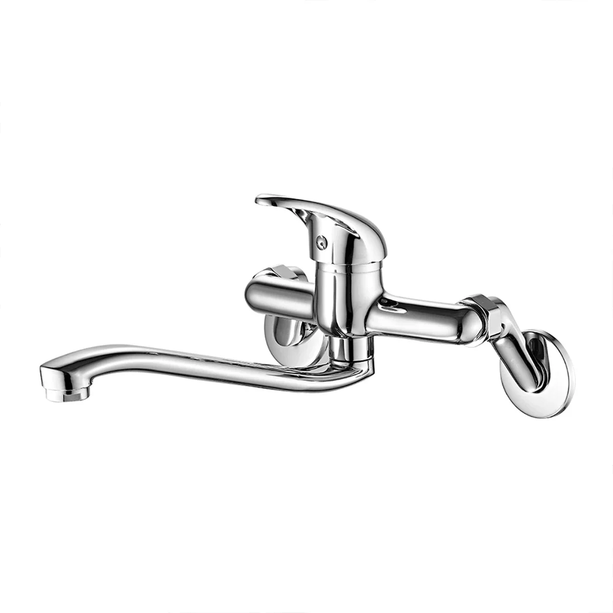 

Sink Faucet Single Handle Wall Mounted Mixer Tap Hot and Cold Water Mixer Faucet Modern Basin Sink Electroplating Mixer Valve