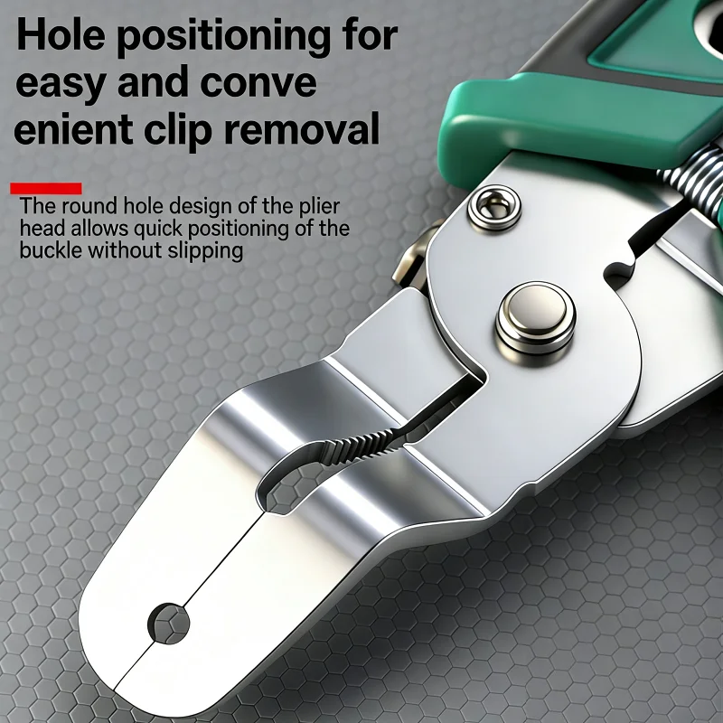 2Pack Multi-Function Car Clip Pliers Auto Trim Panel Clip Removal Tool 4-in-1 Fastener Remover with Gripping Cutting Wire