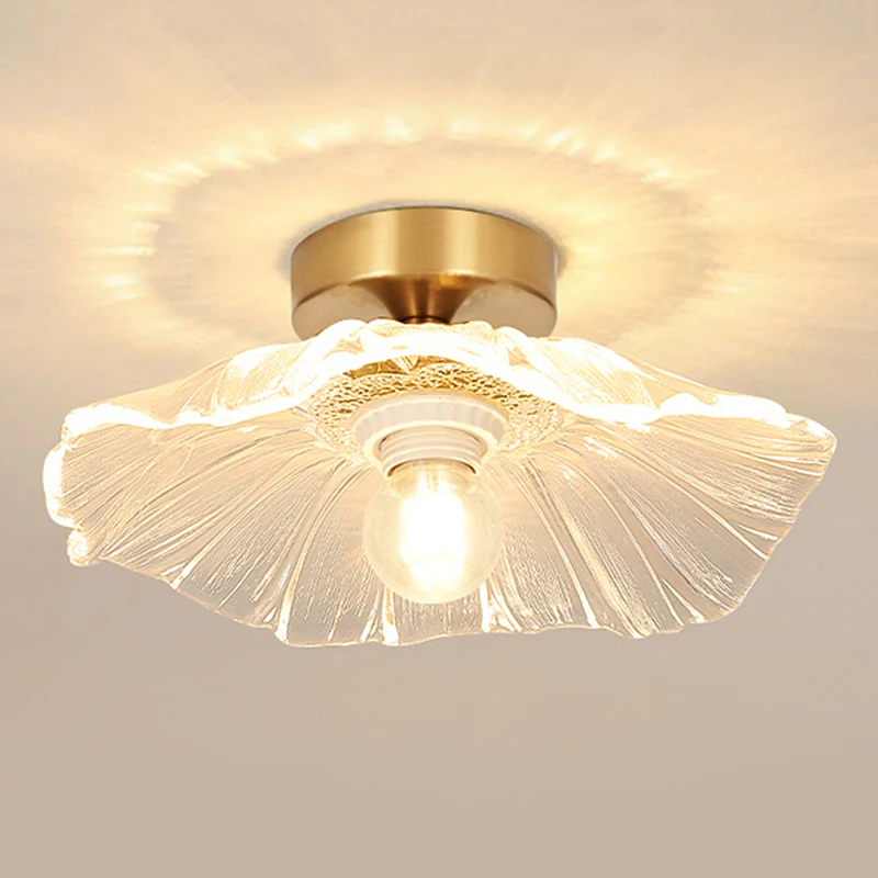Aisle Corridor Light Modern Minimalist Balcony Lotus Leaf Staircase Cloakroom Entrance Porch Kitchen Ceiling Lamp