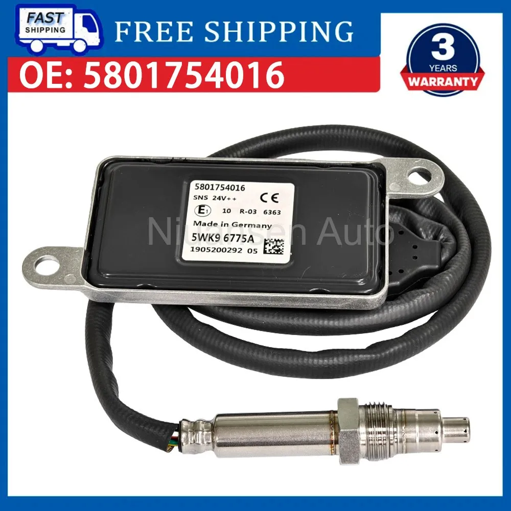 

For NGK Probe Car Nitrogen Oxide Sensor 5801754016 5WK96733A For IVECO Trucks NOx Oxygen Sensor Accessories